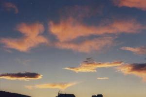 Wolken in der Abendsonne